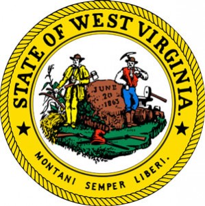 WV State Seal - "Montani Semper Liberi" Latin  for Mountaineers Are Always Free